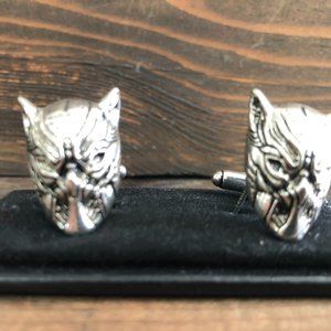 CUFFLINKS for dress shirt BLACK PANTHER MARVEL Cuff Links Prom Groom SUPERHERO